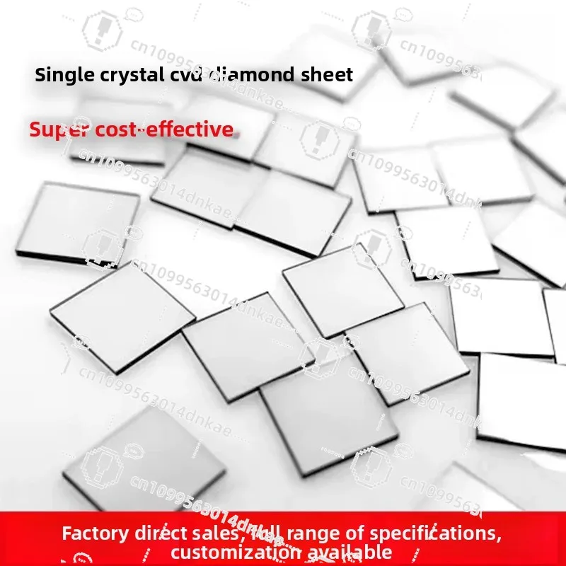 Single Crystal Microwave Diamond Research Laboratory Thermal Conductivity Optical CVD Single Crystal Diamond Large Size