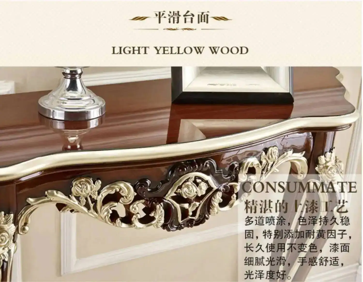 American Vintage Console Tables Mid Century Luxury Roman Provincial Console Tables Design Glamour Console Meuble Furniture