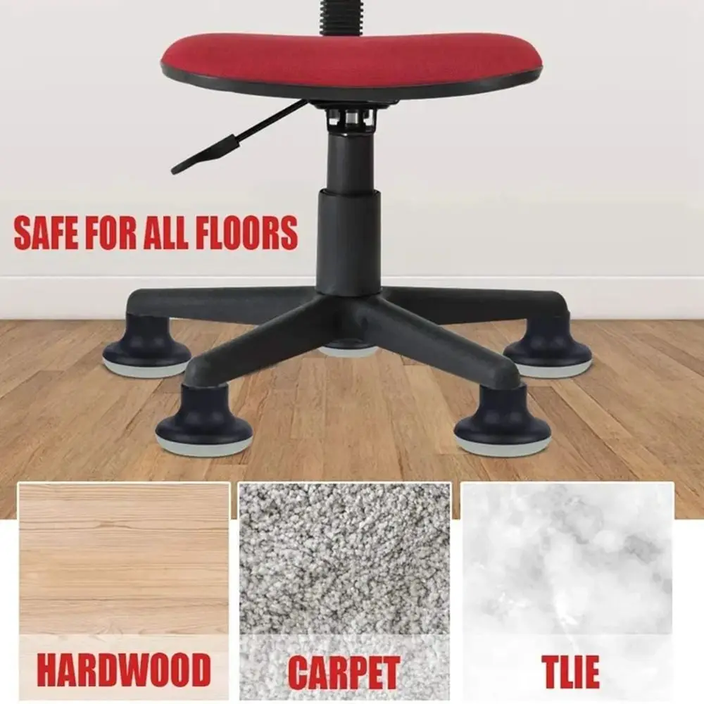 Furniture Feet Plug Fasten Sofa Chair Wheels Replacement Stopper Glides Castor Bell Anti Slip Universal Wheels Bed Legs