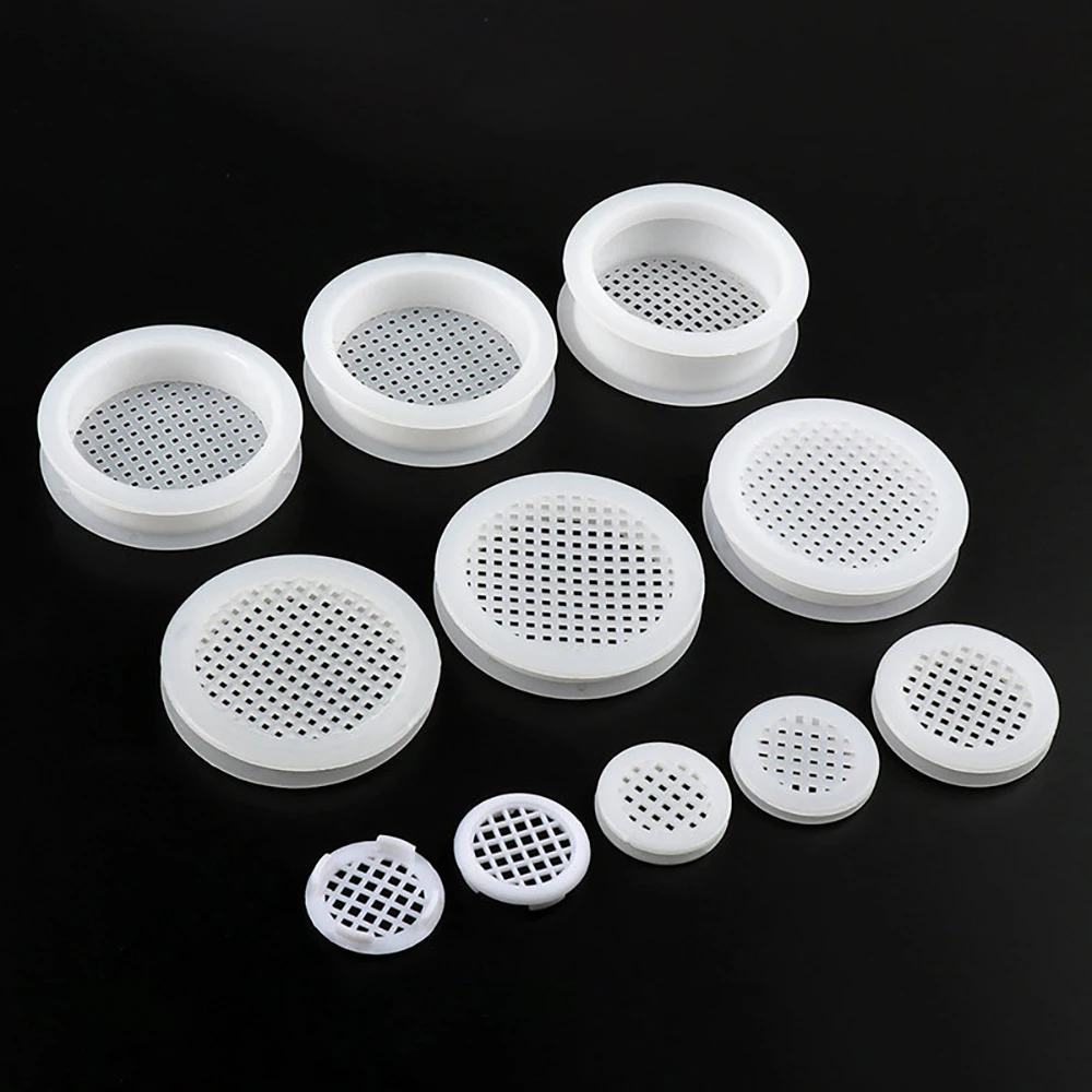10/100Pcs Wardrobe Cabinet Air Vent Decorative Cover Durable Ventilator Grille Hole Ornaments Furniture Accessories