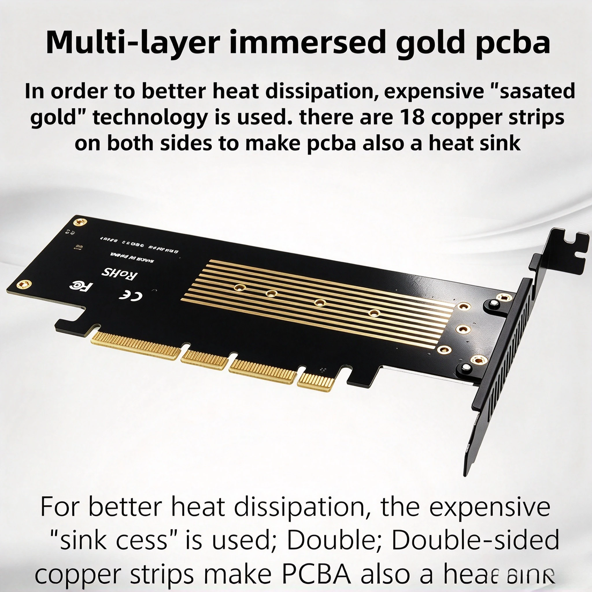 SK8-NEW NVME Expansion Card M.2 NVME Radiator N