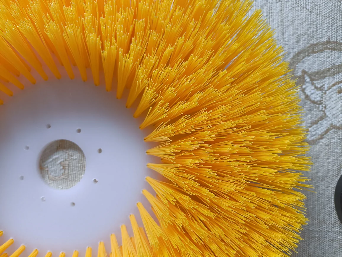 Photovoltaic Panel Cleaning Brush Diameter 350MM Bristles 55mm Length Solar Panel Billboard Power Electric Disc Nylon Glass Wall
