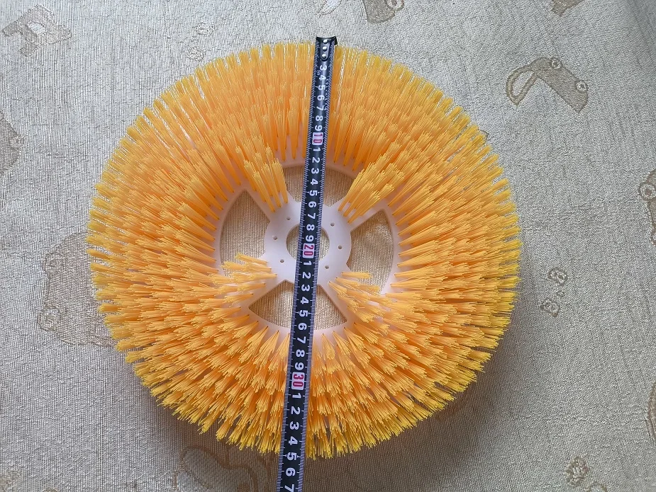 Photovoltaic Panel Cleaning Brush Diameter 350MM Bristles 55mm Length Solar Panel Billboard Power Electric Disc Nylon Glass Wall