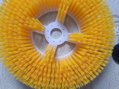 Photovoltaic Panel Cleaning Brush Diameter 350MM Bristles 55mm Length Solar Panel Billboard Power Electric Disc Nylon Glass Wall
