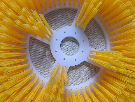 Photovoltaic Panel Cleaning Brush Diameter 350MM Bristles 55mm Length Solar Panel Billboard Power Electric Disc Nylon Glass Wall