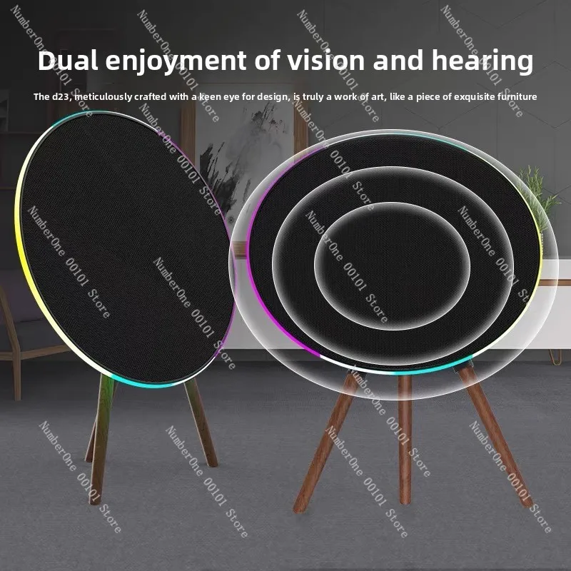 D23 New High-Power UFO Bluetooth Speaker, All-in-One Wireless Outdoor Home Speaker Strong Bass Hifi Audio