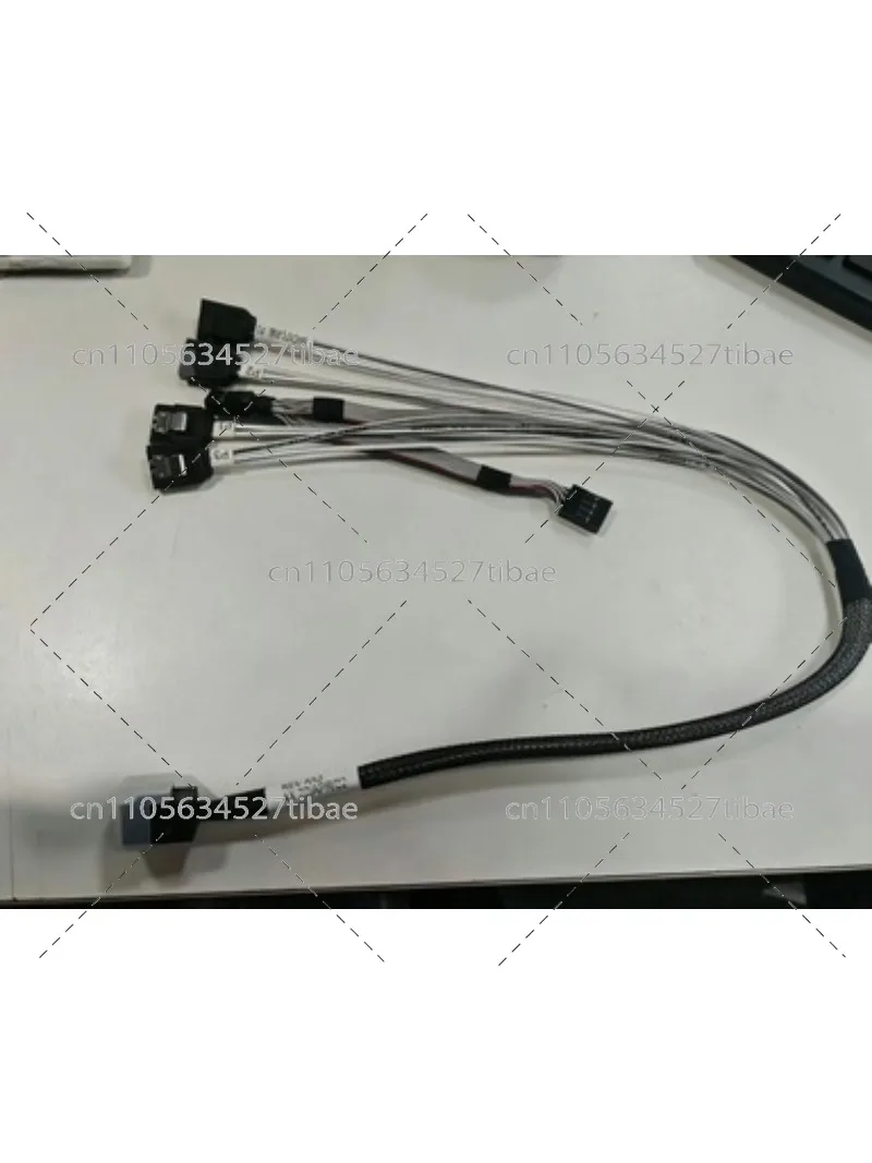 SFF-8643 to 4 SATA Cable, Mini HD to 4x SATA Forward Breakout Cable, Reverse SFF-8643 to SATA for Backplane Card