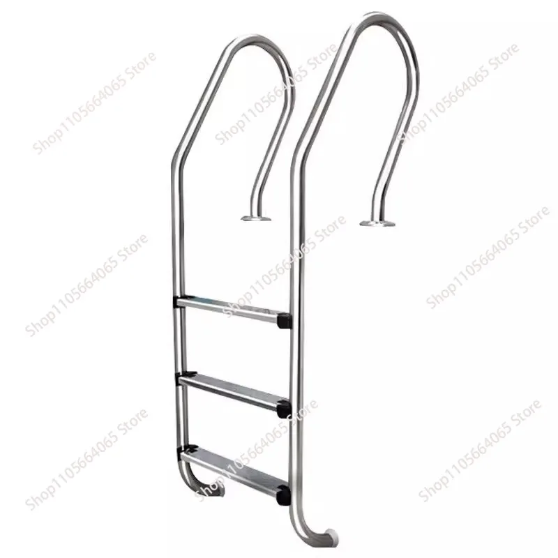 Stainless Steel 304 Anti-Slip Pool Ladder Safety Step With 2/3/4/5 Steps 1pcs