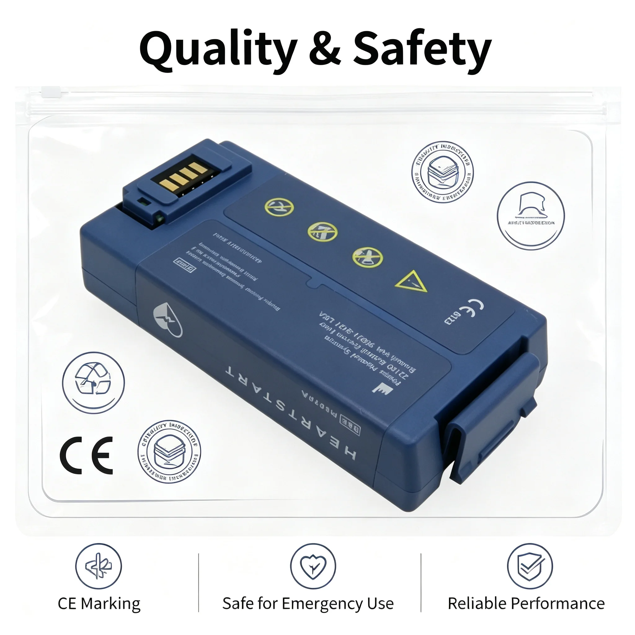 New HS1 FRX Defibrillator M5066A M5067A M5068A M5070A Battery