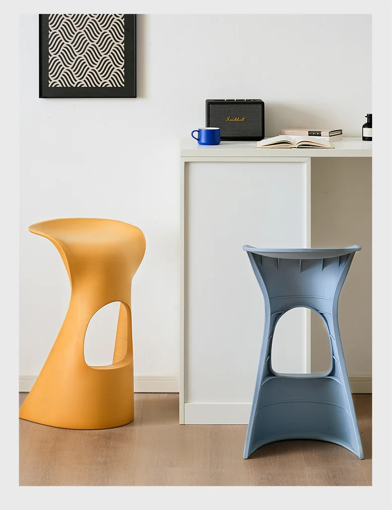 Modern outdoor bar chairs, courtyard villas, outdoor outdoor bar chairs, restaurants, internet famous bar stools, high chairs