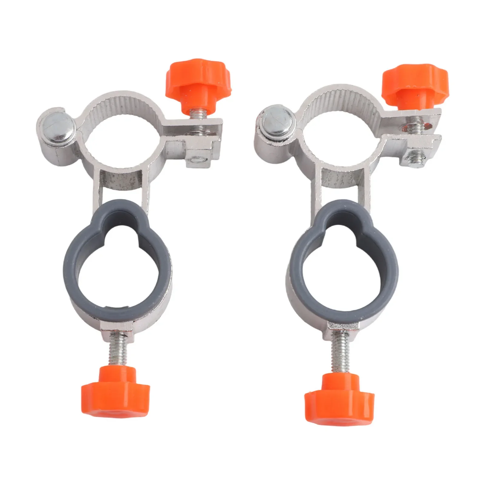 Aluminum Clip On Mount For Umbrella 2 Pcs For Garden Chair Parasol Support On Outdoor Patio Balcony Deck Applications