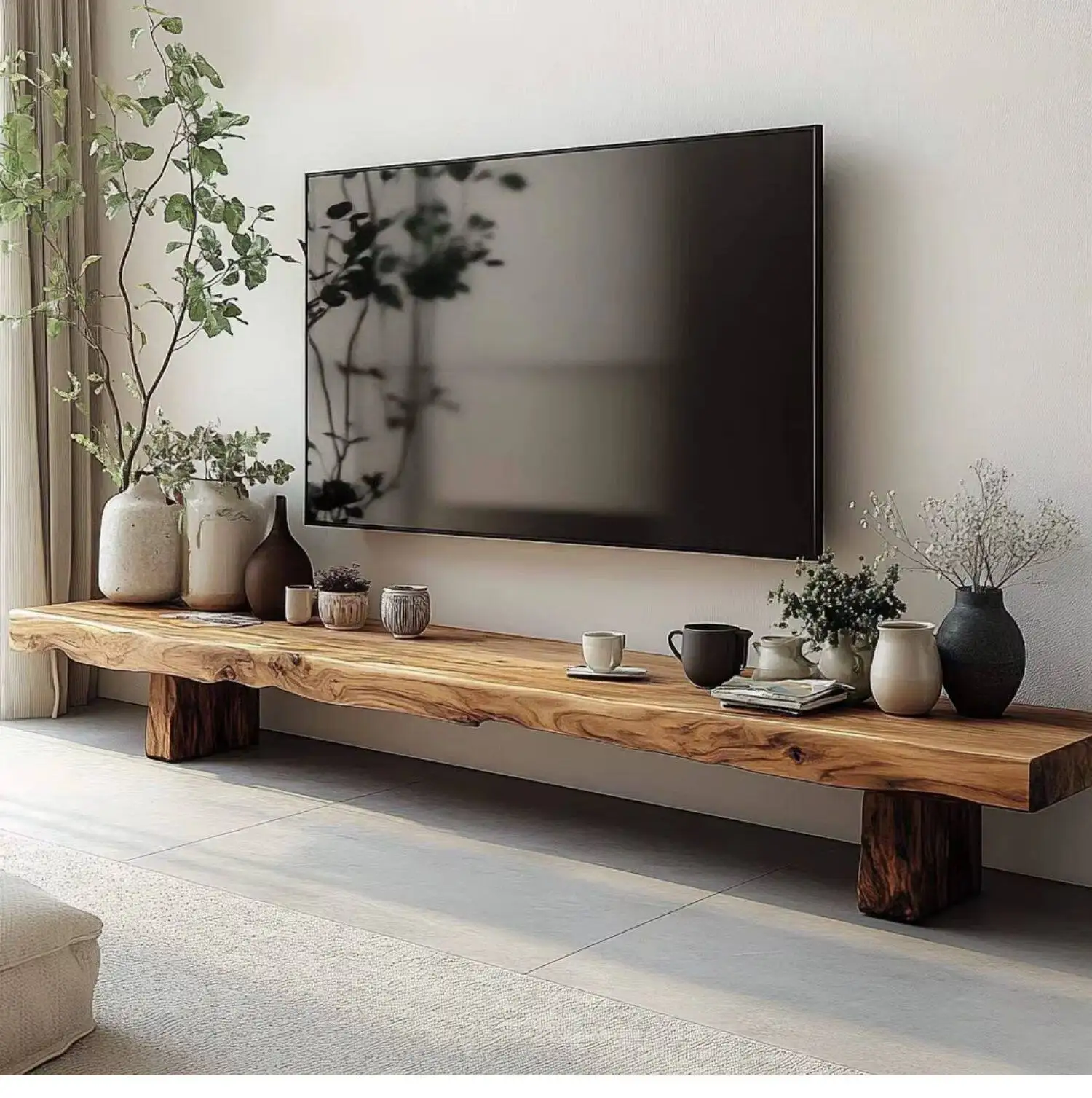 Wood Minimalist Tv Stands Living Room Nordic Display Modern Shelf Designer Tv Table Aesthetic Storage Muebles Salon Furniture
