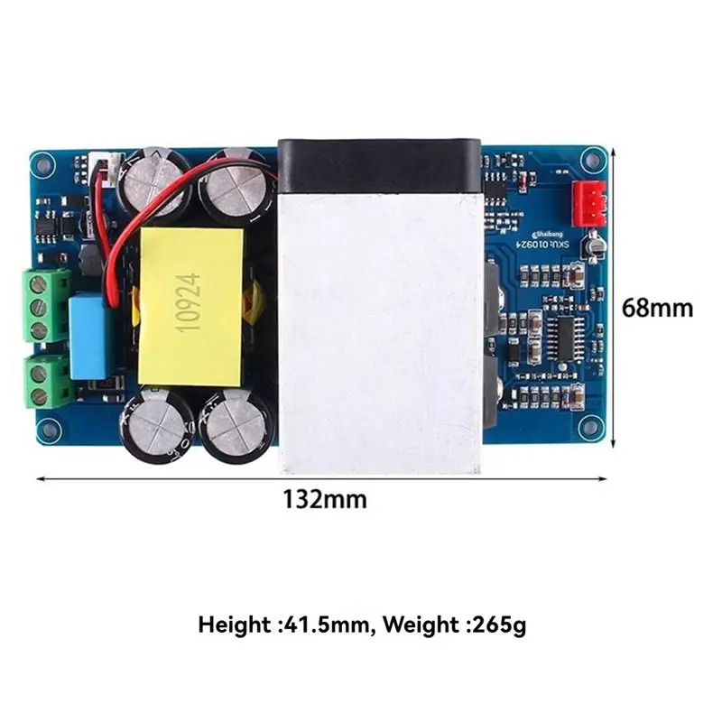 Best-Selling-Sound Amp Mono Channel 1000W Hifi Class D Digital Power Amplifier Board For 2-8Ohm Home Speaker Subwoofer IRS2092