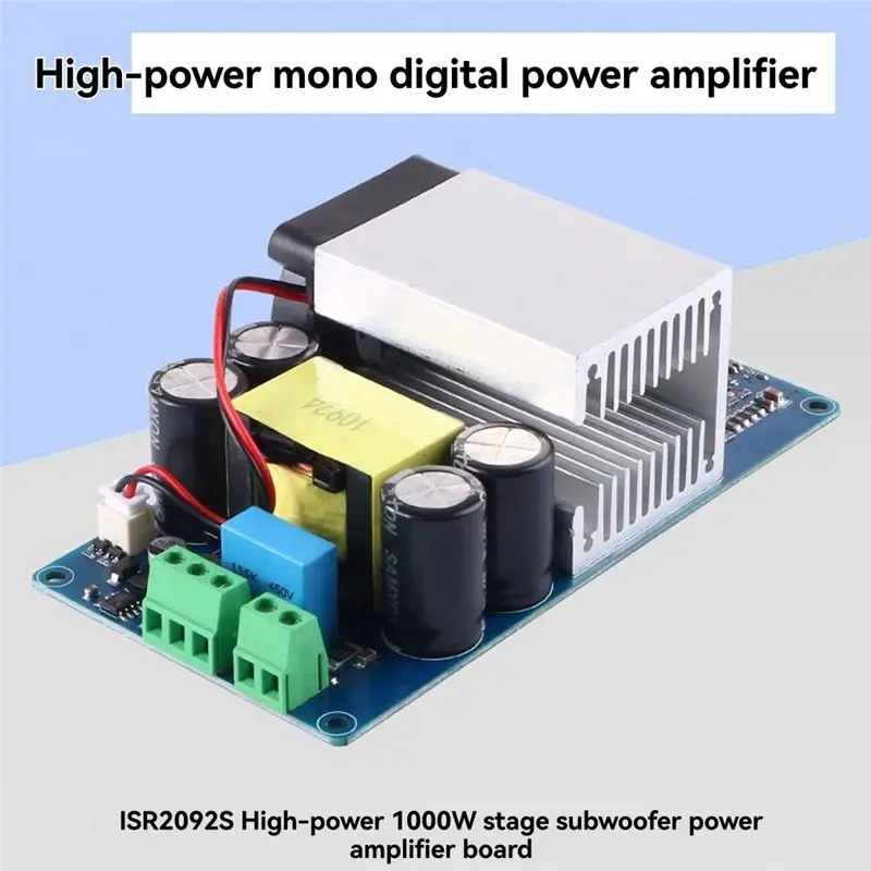 Best-Selling-Sound Amp Mono Channel 1000W Hifi Class D Digital Power Amplifier Board For 2-8Ohm Home Speaker Subwoofer IRS2092