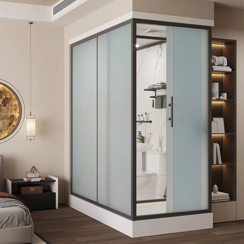 Integral shower room Integrated toilet Dry and wet separation bathroom Household indoor bath room Independent shower toilet room