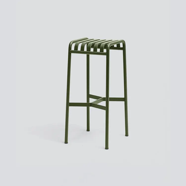 Outdoor Metal Patio Furniture Powder Coated Garden Chair Bench Table Modern Balcony Cafe Resort Furniture Collection