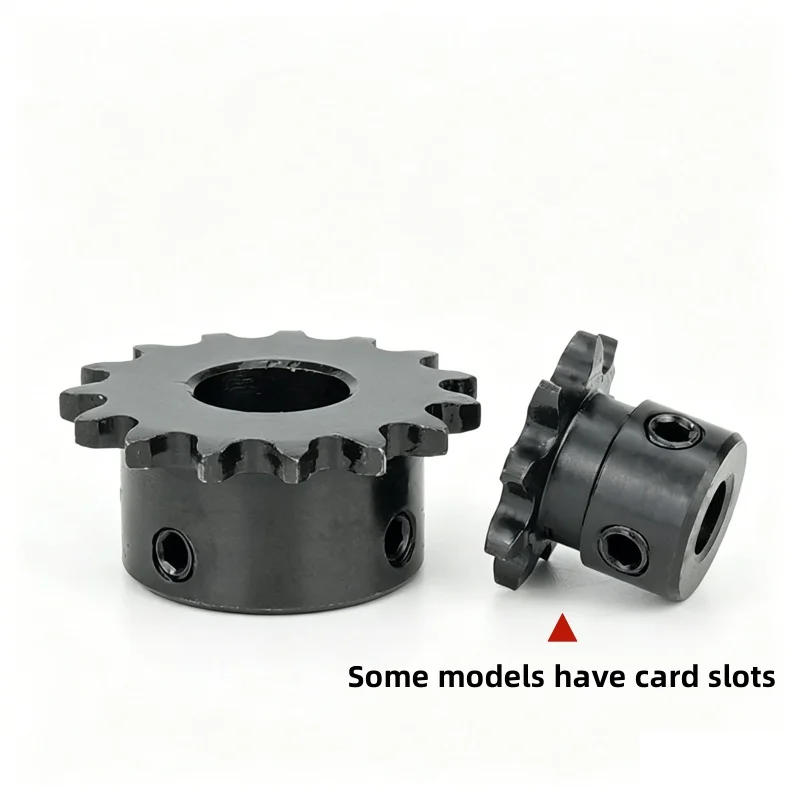 04C Chain Sprocket Wheel 45# Steel 9~40 Teeth Chain Drive Sprocket Wheel Bore 5/6/6.35/8/10/12/12.7/15/16/17/18/19/20mm