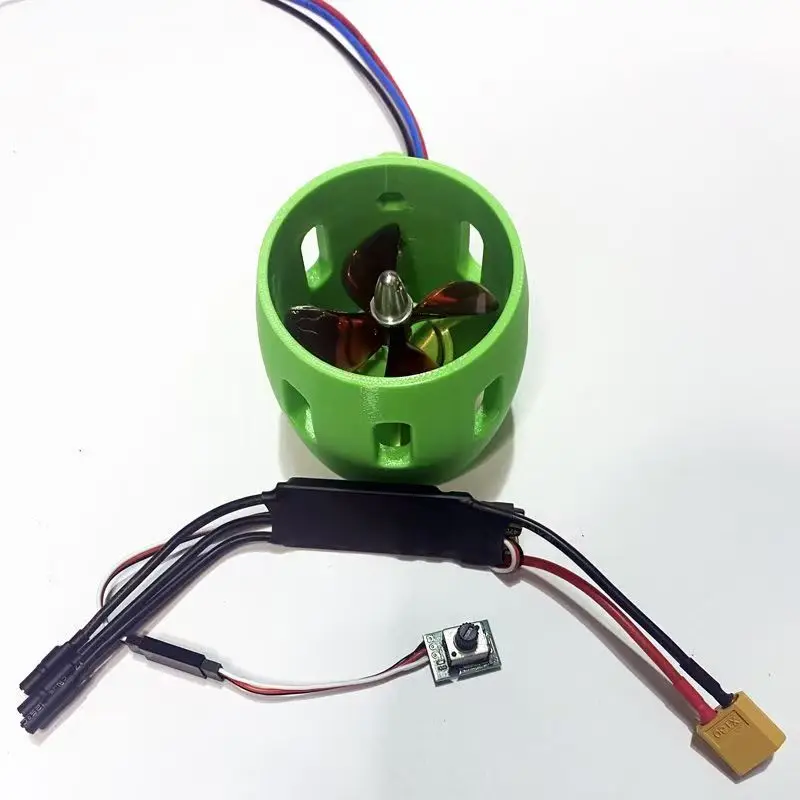 12V 300W Brushless Underwater Thruster 2.5kg Thrust Waterproof Motor for ROV Bait Boat Fishing Rescue RC Boat DIY Model Parts