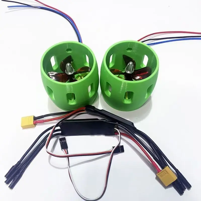 12V 300W Brushless Underwater Thruster 2.5kg Thrust Waterproof Motor for ROV Bait Boat Fishing Rescue RC Boat DIY Model Parts