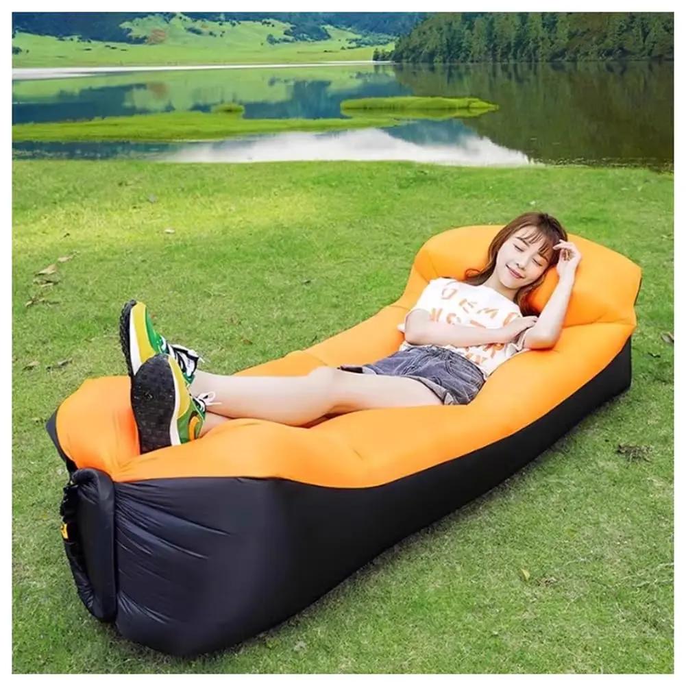 Erwachsene Luftsofa Kinder Fast Infaltable Air Sofa Bed Good Quality Sleeping Bag Inflatable Air Bag Lazy bag Beach Sofa 240*70