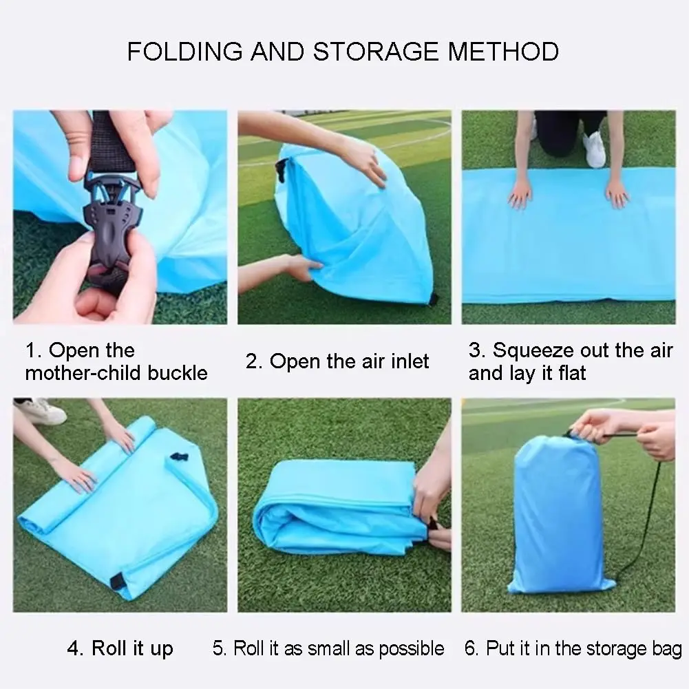 Erwachsene Luftsofa Kinder Fast Infaltable Air Sofa Bed Good Quality Sleeping Bag Inflatable Air Bag Lazy bag Beach Sofa 240*70