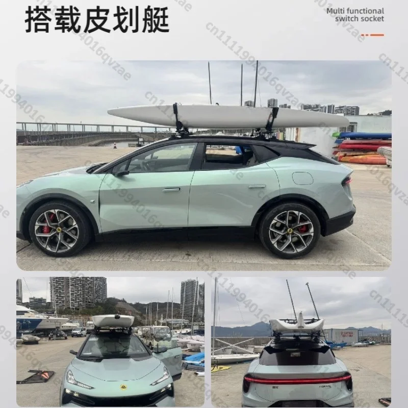 Car Roof Suction Cup Luggage Rack Cross Bar Storage Rack No Punching Bicycle Snow Board Paddle Board Rack Kayak