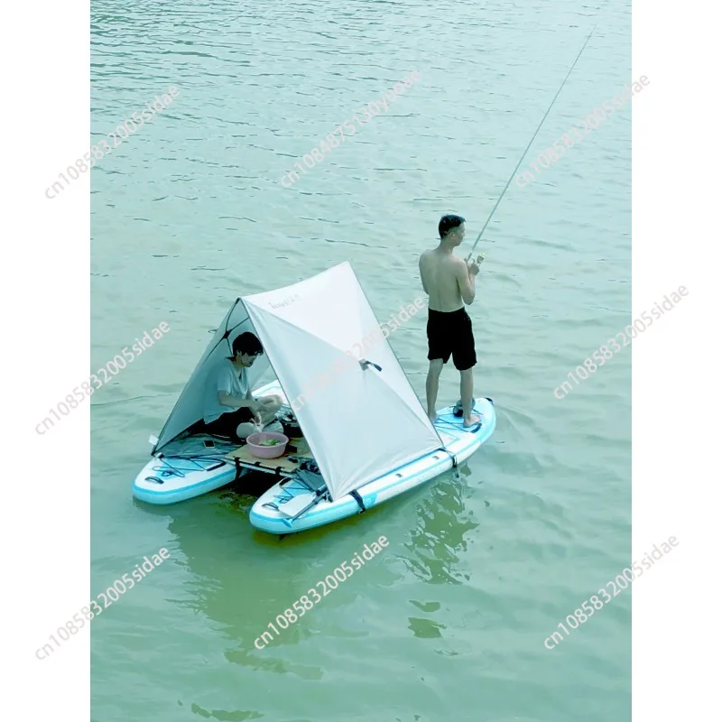 Paddle Board Splicing Frame Two In One Combination Catamaran Connector Kit For Water Sports Stand Up Paddling Outdoor Adventure