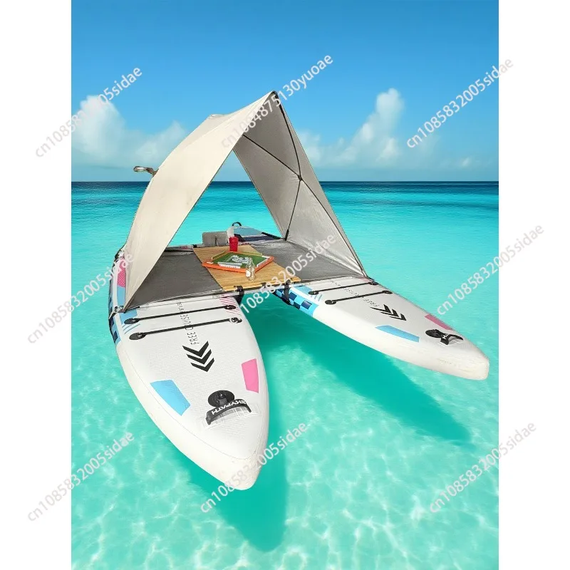 Paddle Board Splicing Frame Two In One Combination Catamaran Connector Kit For Water Sports Stand Up Paddling Outdoor Adventure