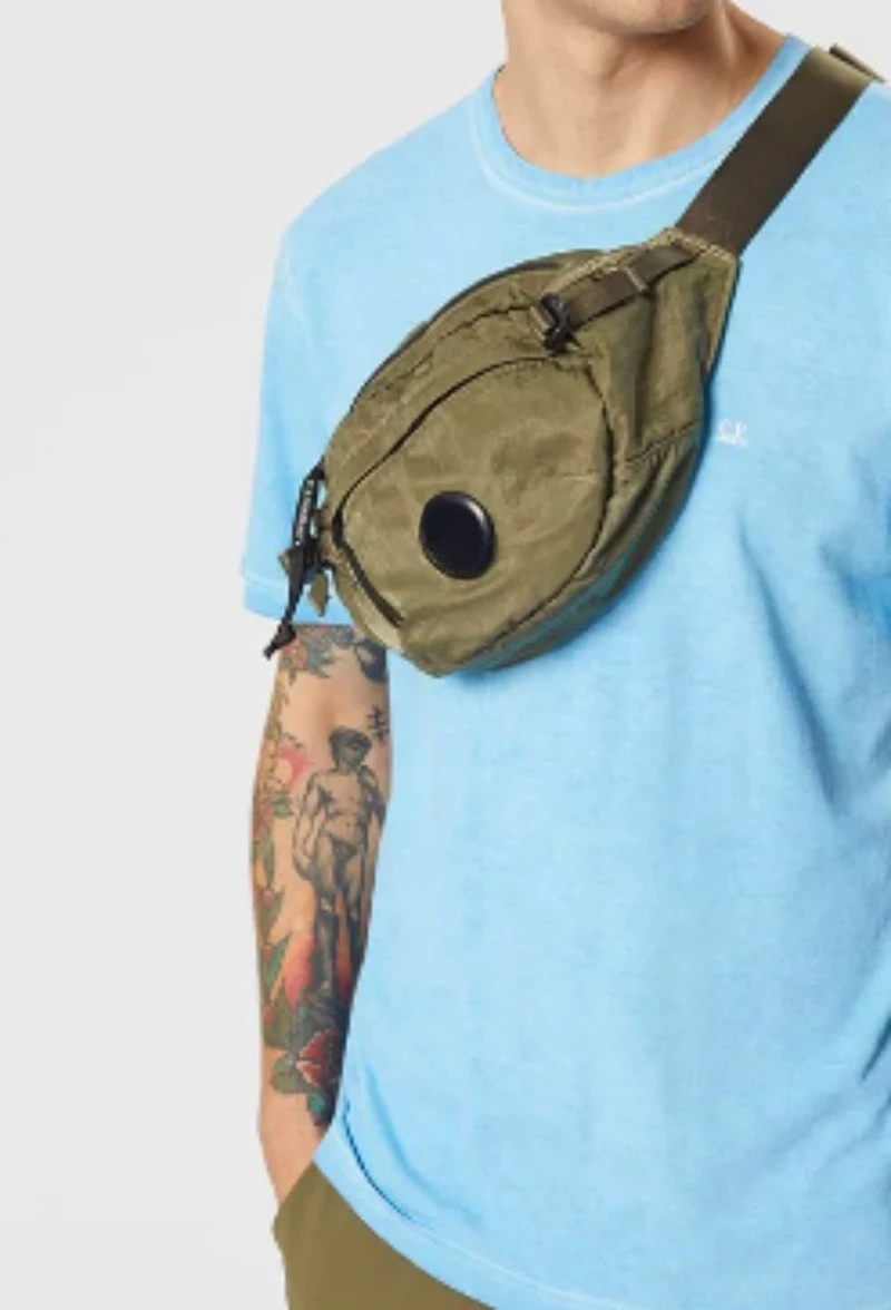 Men Multifunctional Chest Waist Bag Large Capacity Crossbody Phone Bag Casual Sports Daily Carry Sling Pack
