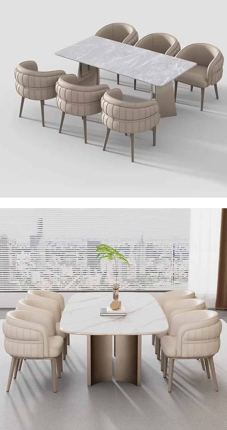 Home Dining ChairModern Simple Negotiation Chair Living Room Armrest Chair Kitchen Backrest Stool Hotel Dining Chairs