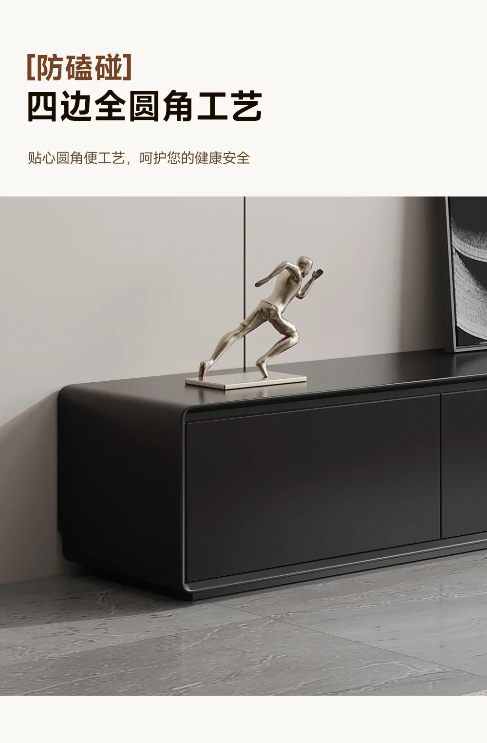 Nordic Bedroom Tv Cabinet Modren Decoration Glass Organizers Storage Tv Cabinet Living Room Bauhaus Meuble Tele Home Furniture