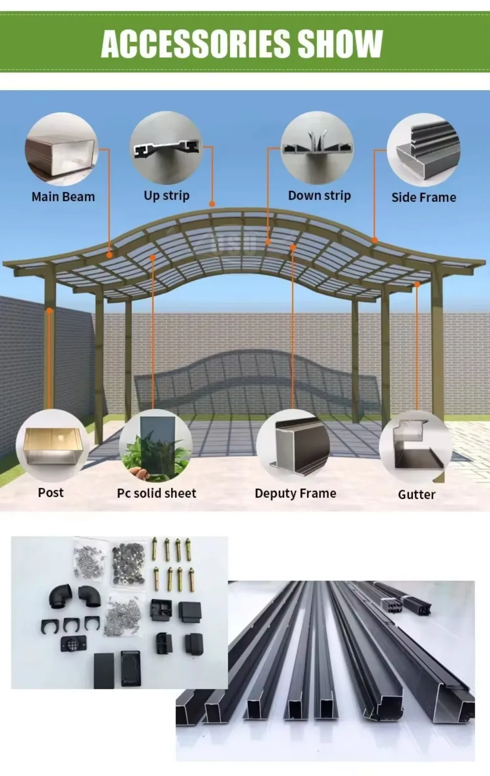 Custom Modern Aluminum Carport, Motorized Louver Roof Pergola with Solar Power System for Outdoor Car Parking Shelter Yard