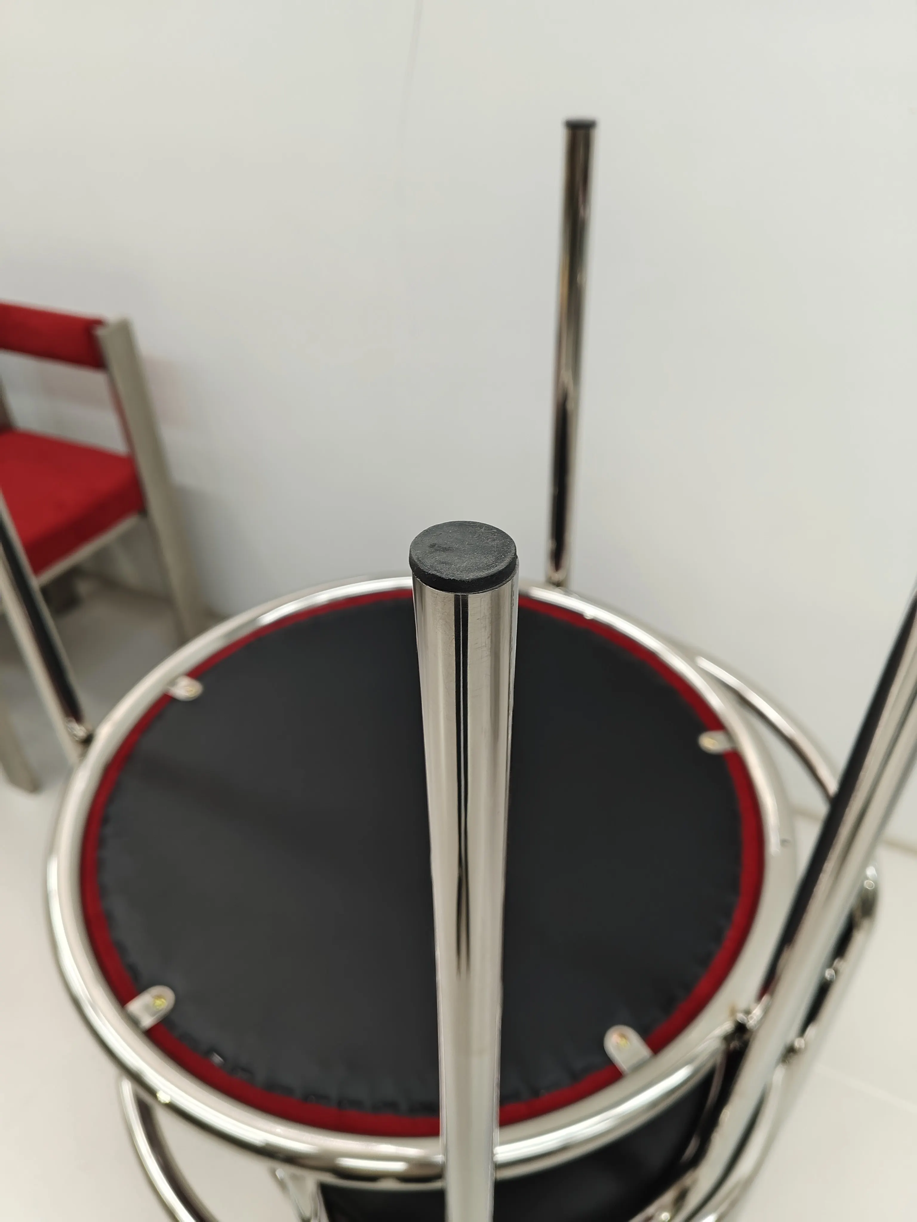 Stainless Steel Armchair with Backrest for Home, Minimalist Single Leisure Chair for Living Room, Modern Accent Seat for Bedroom