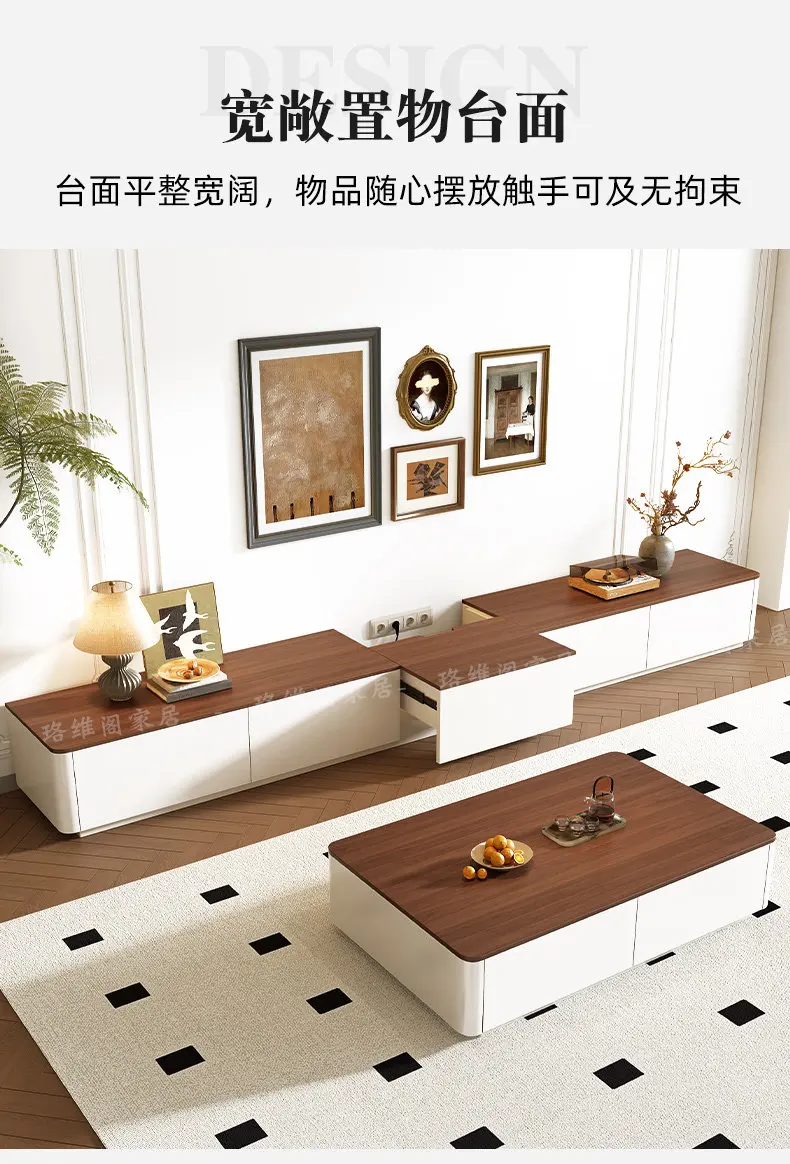 Modern Luxury Tv Stands Living Room Wood Universal Designer Organizer Storage Tv Table Drawers Muebles Para Tv Trendy Furniture