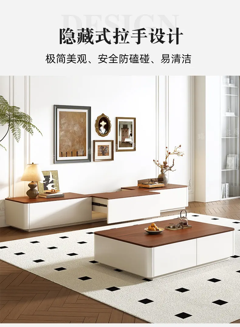 Modern Luxury Tv Stands Living Room Wood Universal Designer Organizer Storage Tv Table Drawers Muebles Para Tv Trendy Furniture