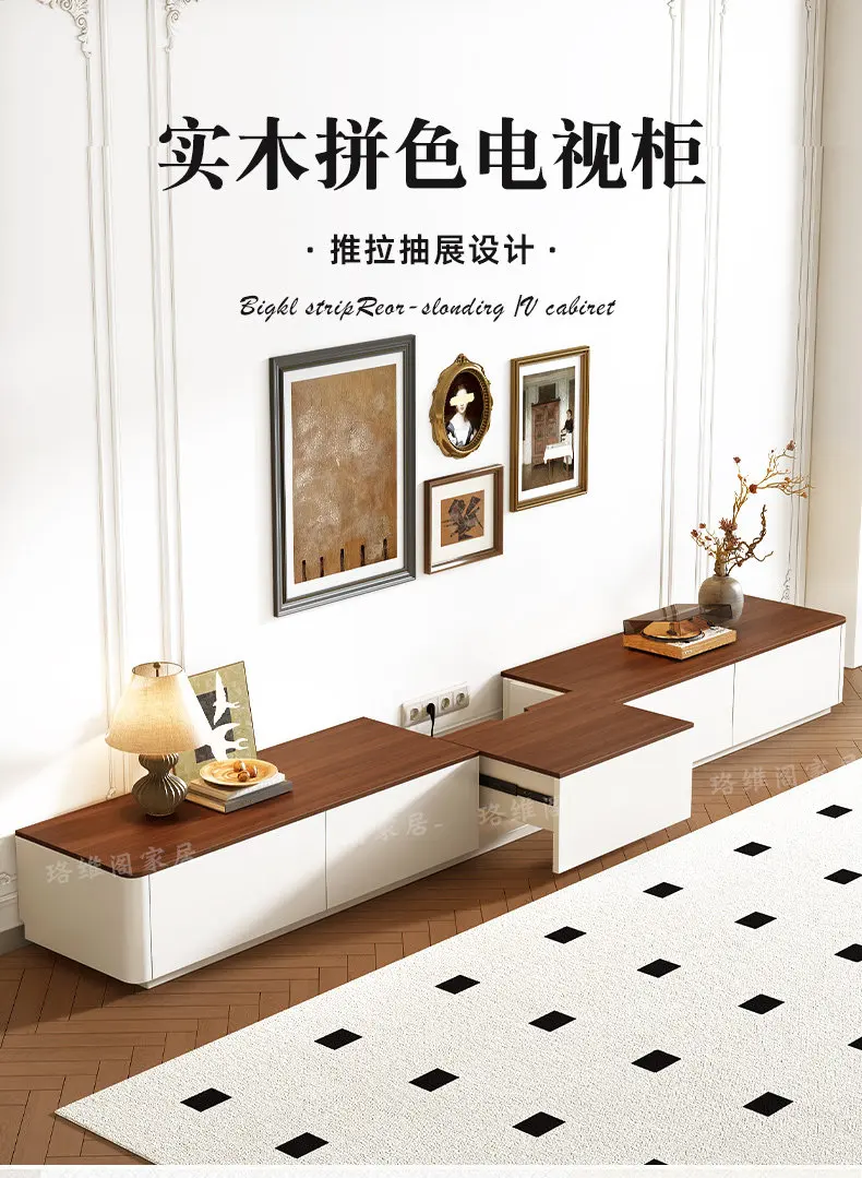 Modern Luxury Tv Stands Living Room Wood Universal Designer Organizer Storage Tv Table Drawers Muebles Para Tv Trendy Furniture