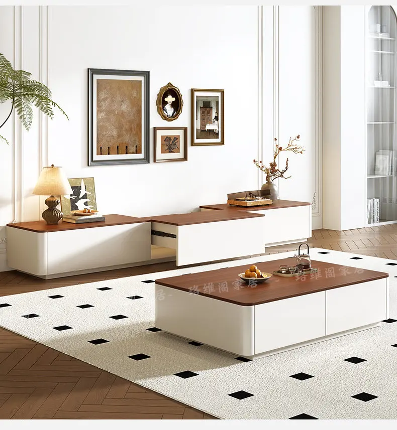 Modern Luxury Tv Stands Living Room Wood Universal Designer Organizer Storage Tv Table Drawers Muebles Para Tv Trendy Furniture
