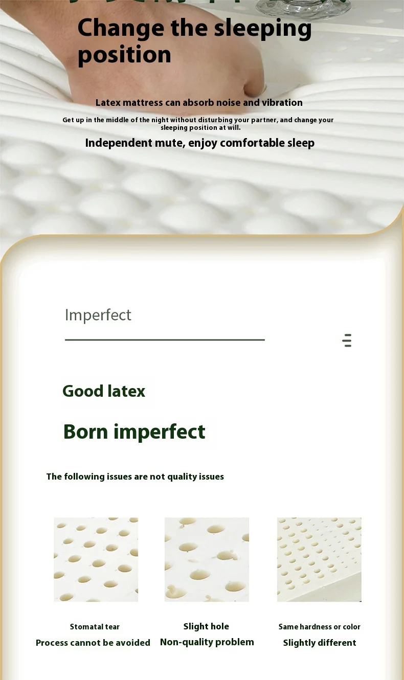 Natural Latex Double Mattresses King Size Molblly Foldable Latex Mattresses Twin Queen Folding Colchon Matrimonial Furniture