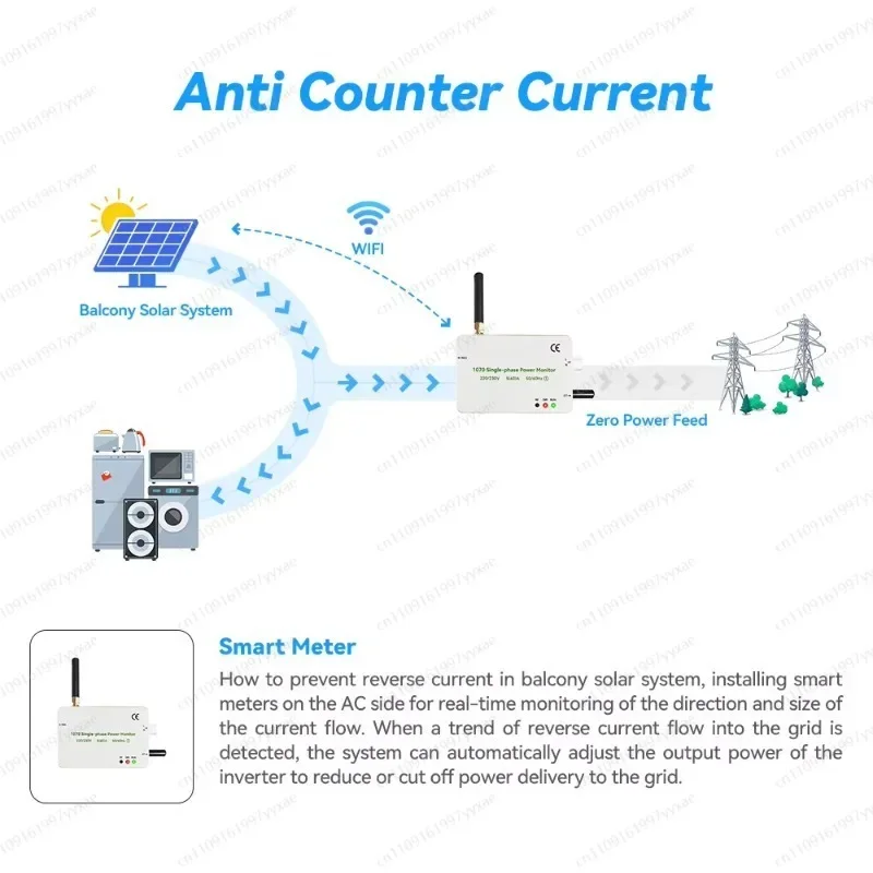Household Balcony Solar Power GTB 800 Micro Inverter 800W Output IP65 Waterproof WiFi Smart Grid Connected Inverter