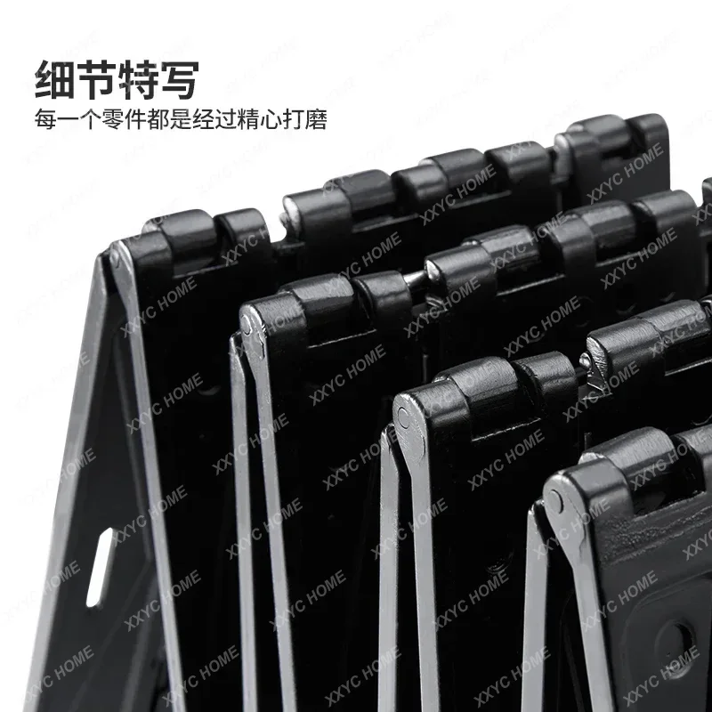 XXnewFast Folding Stair Multi-Function Easy to Carry Alloy Aluminum