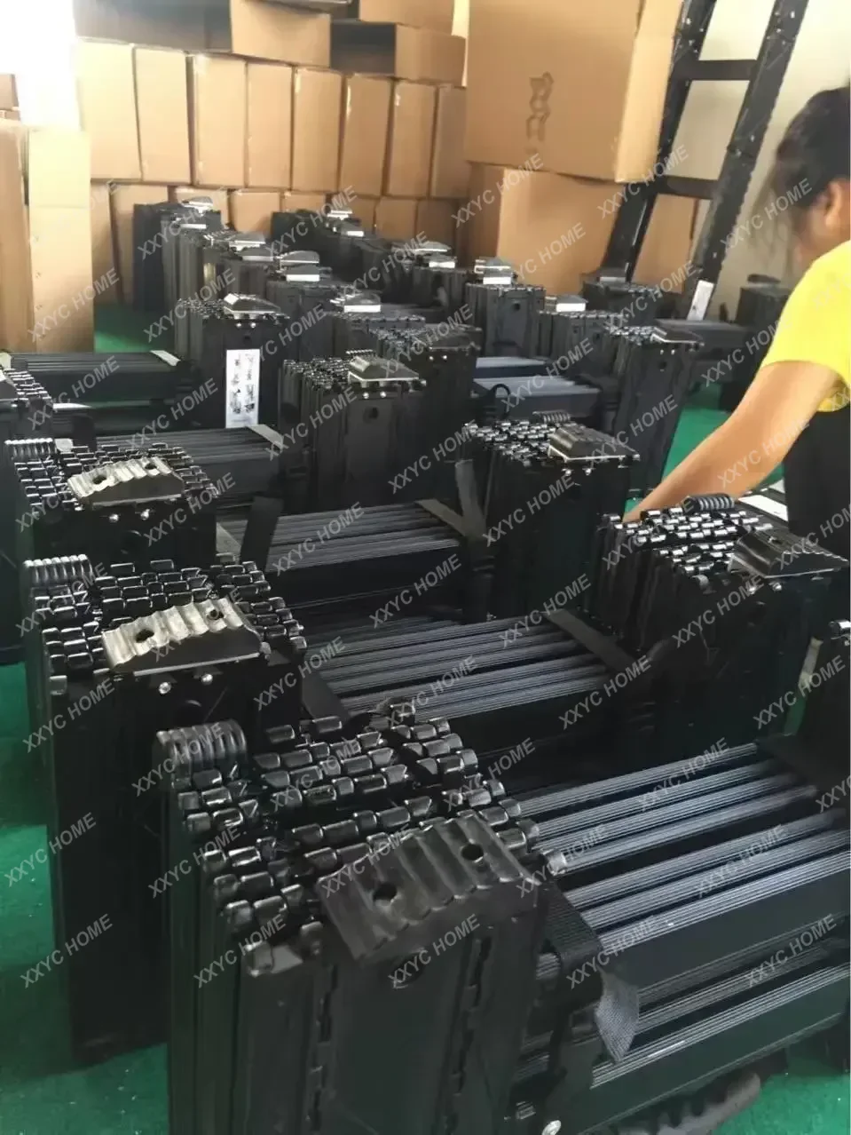 XXnewFast Folding Stair Multi-Function Easy to Carry Alloy Aluminum