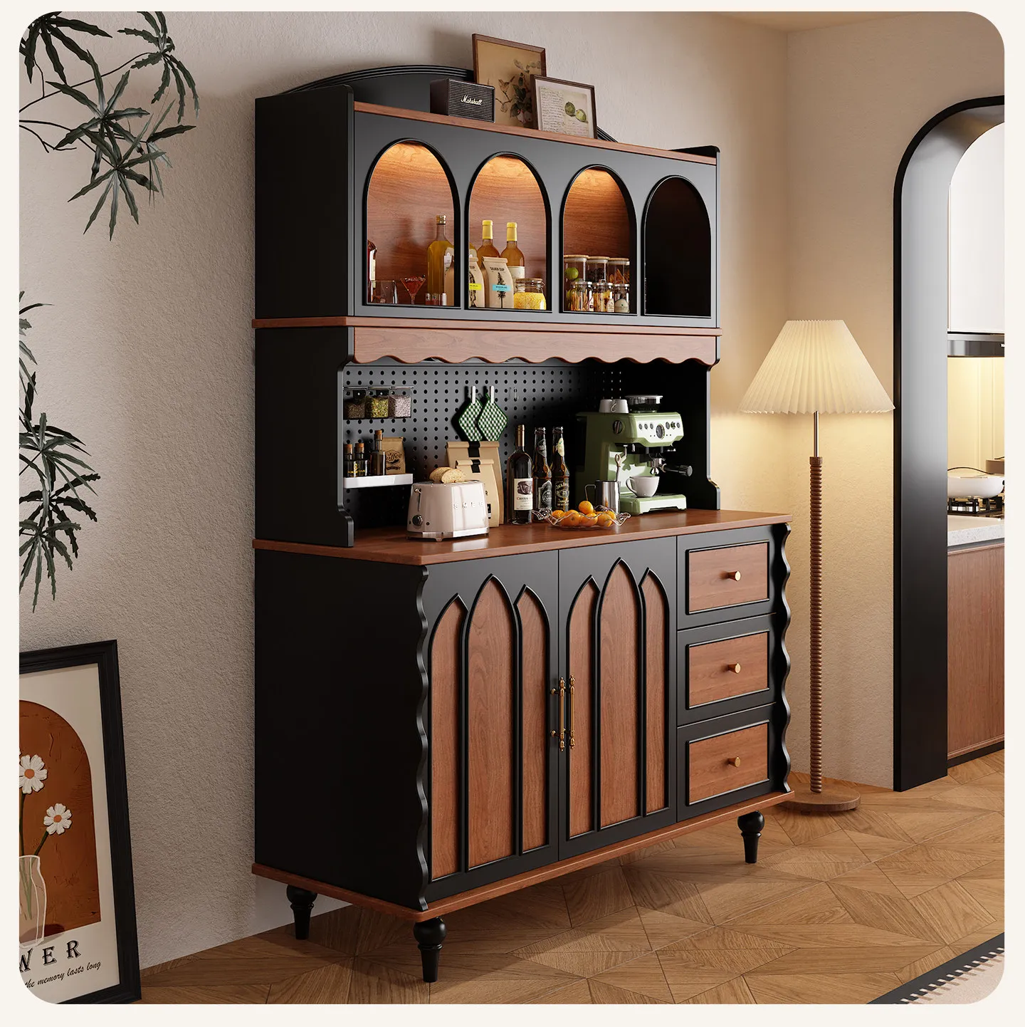 Storage Designer Wine Cabinet Living Room Restaurant Luxury Modern Wood Bar Cabinet Designer Vitrina Drinking Bar Furniture