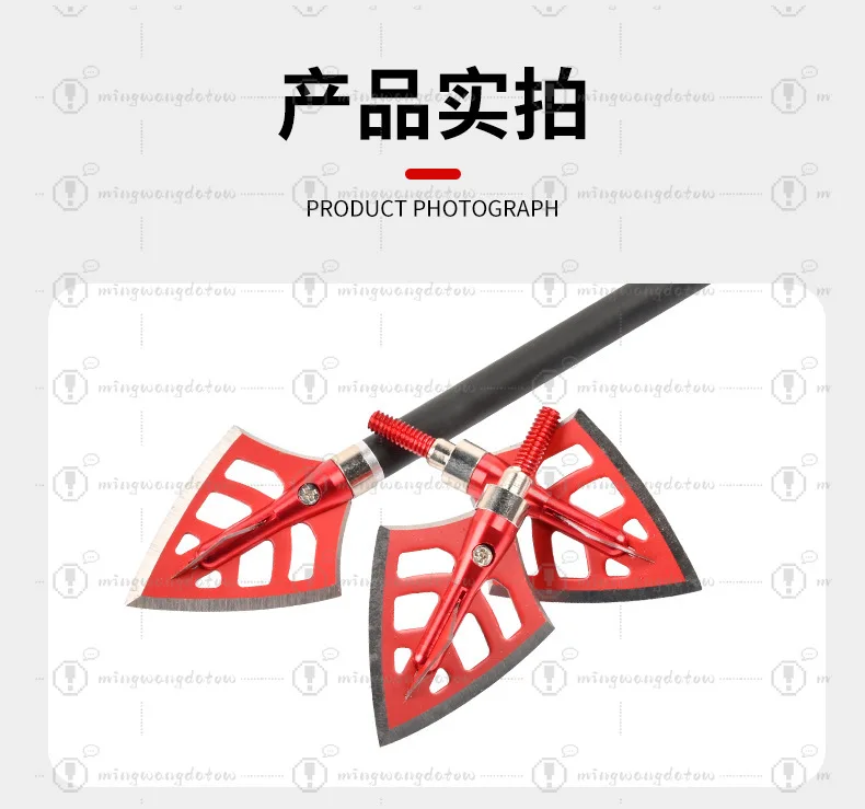 Hunting Arrows Tips Arrow Heads Broadheads for Archery Recurve Composite Bow and Crossbows and Arrow