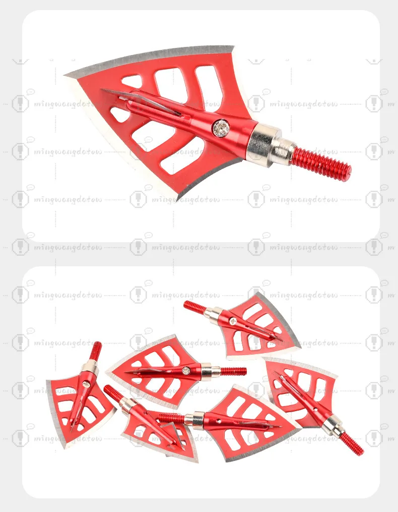 Hunting Arrows Tips Arrow Heads Broadheads for Archery Recurve Composite Bow and Crossbows and Arrow