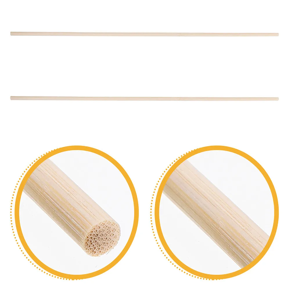 6Pcs Bamboo Director Chair Support Rods Replacement Sticks for Canvas Seat Cover Highchair Frame Repair Makeup Artist Chair