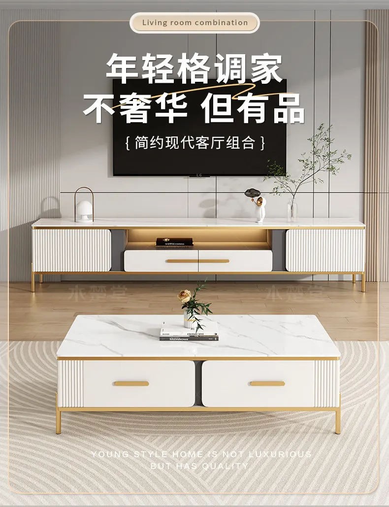 Coffee Display Tv Stands Center Filing Wood Organizer Storage Modern Nordic Tv Table Living Room Shelf Muebles Home Furniture