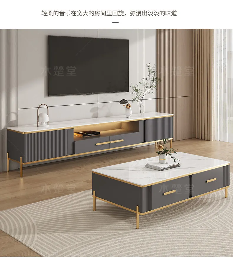 Coffee Display Tv Stands Center Filing Wood Organizer Storage Modern Nordic Tv Table Living Room Shelf Muebles Home Furniture
