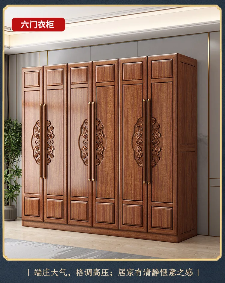 Long Wooden Cabinet Wardrobe Brown Heavy Duty Cheap Modern Drawer Wardrobe Bedroom Modern Armadio Guardaroba House Furniture