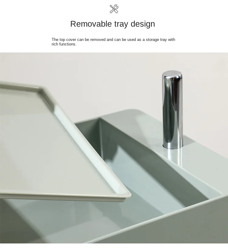 OMGD Multi-functional Storage Cabinet Popular Instagram Mobile Bedside Storage Cabinet Rotating Storage Cabinet