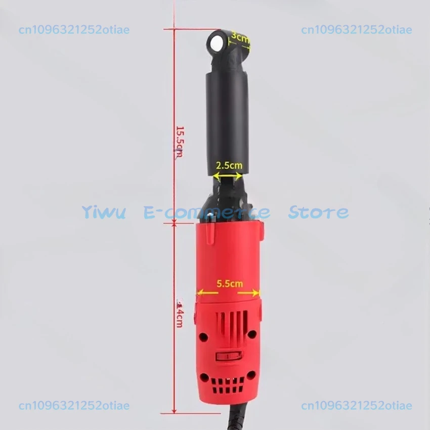 Electric Seam Polisher Cleaning Machine 6-Speed 90-Degree Elbow Multi-Functional Mold Polishing Tile Cutting 220V/110V